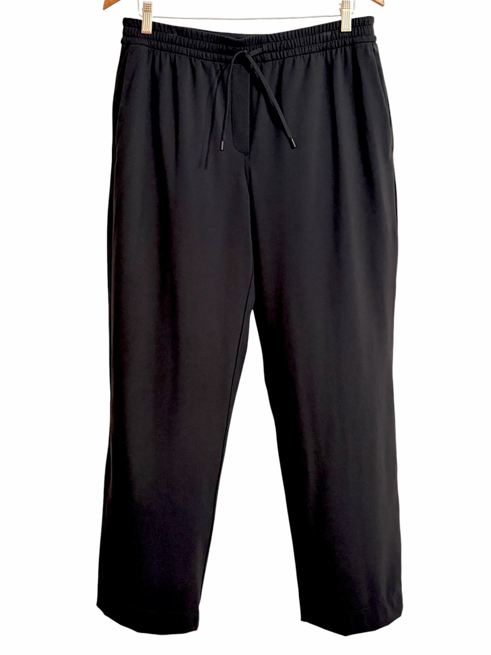 Lululemon Luxtreme Mid Rise Straight Leg Trouser Womens L Black Athleisure